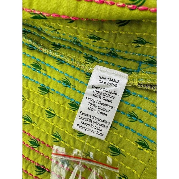 Rara Avis by Iris Apfel Mixed Quilted Printed Coat Multicolored Women Size Mediu - Picture 15 of 16